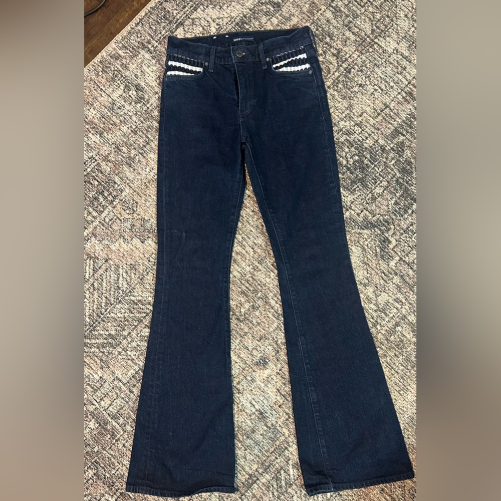Levi's Dark Blue Women's Flare Jeans (Limited Edition)